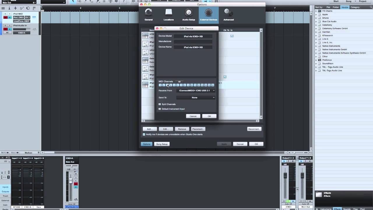 iConnectMIDI2+ in action!