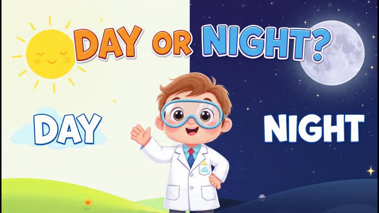 Tiny Scientist – Day and Night Song | Fun Science for Kids