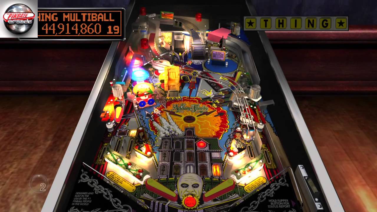 Pinball Arcade Addams Family Pinball PS4 Gameplay