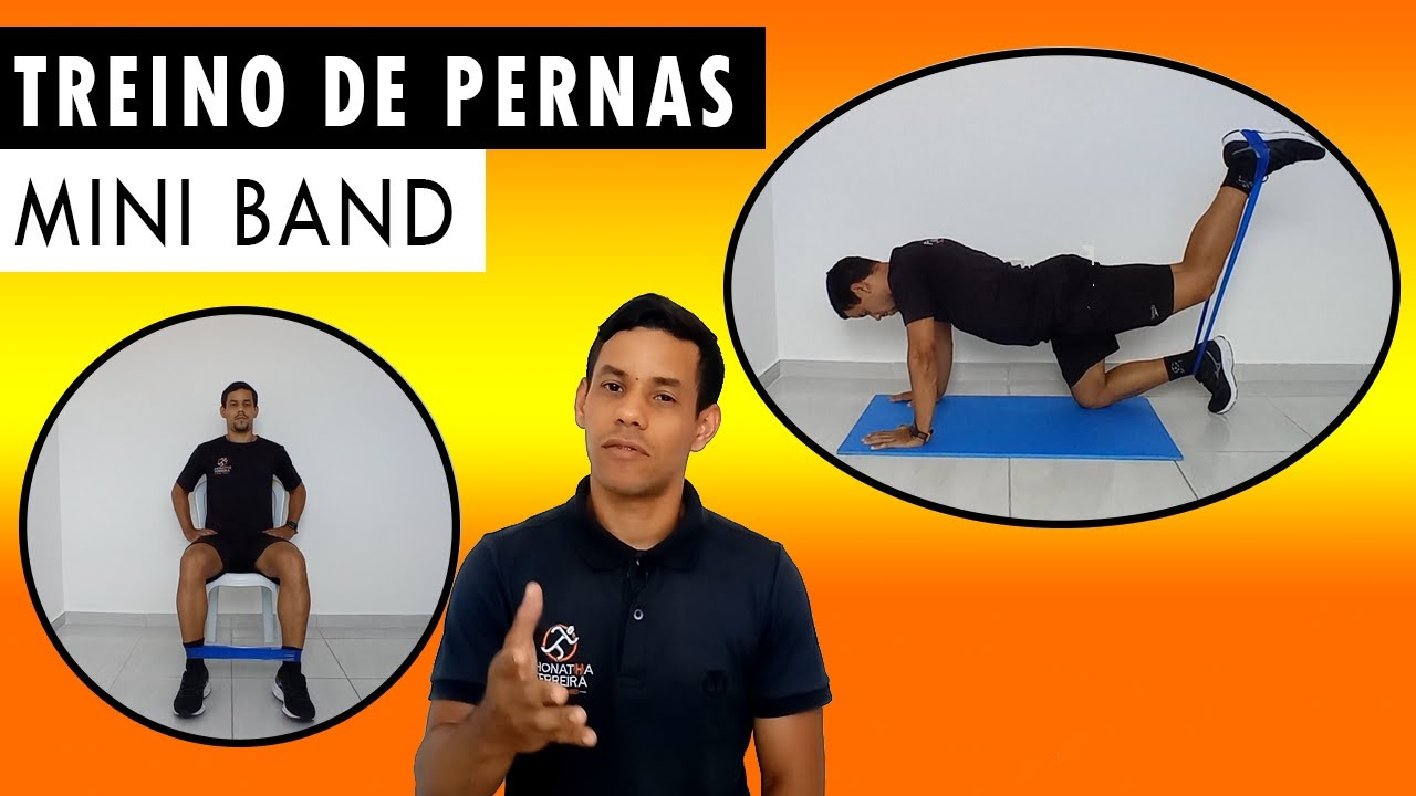 Treino de Pernas com Elástico - Mini Band