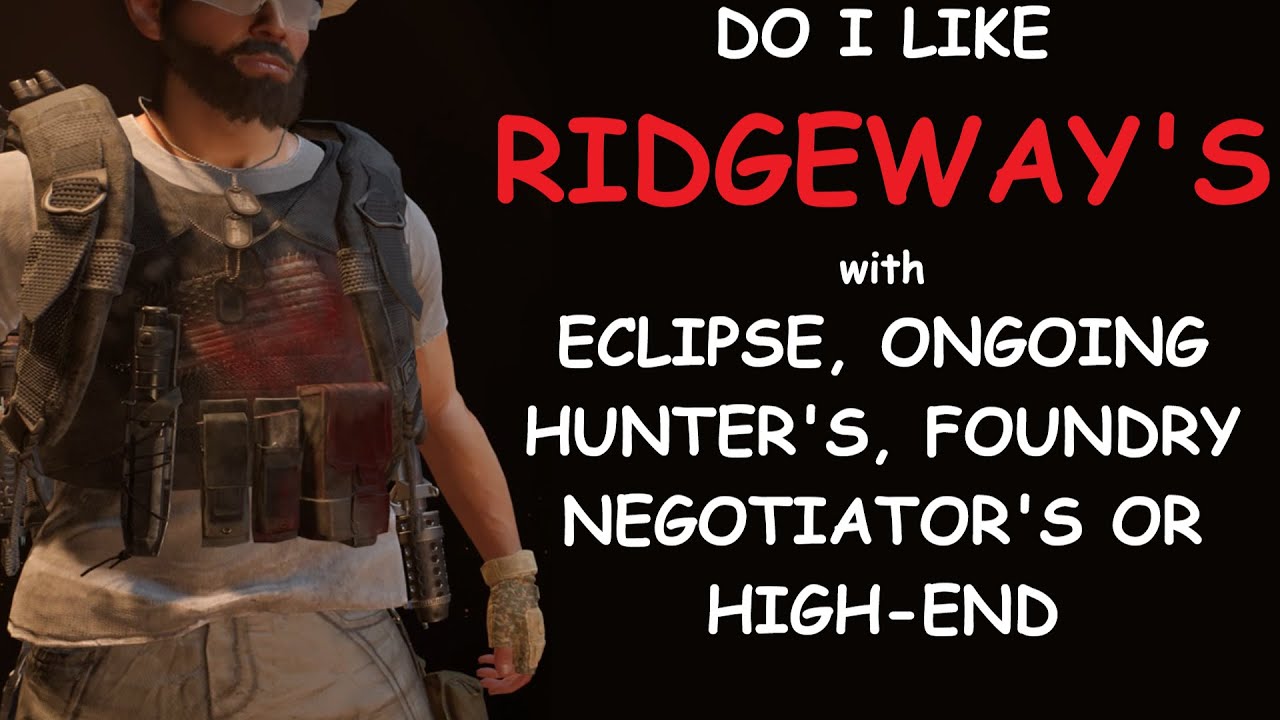 What does Ridgeway's Pride go well with - The Division 2