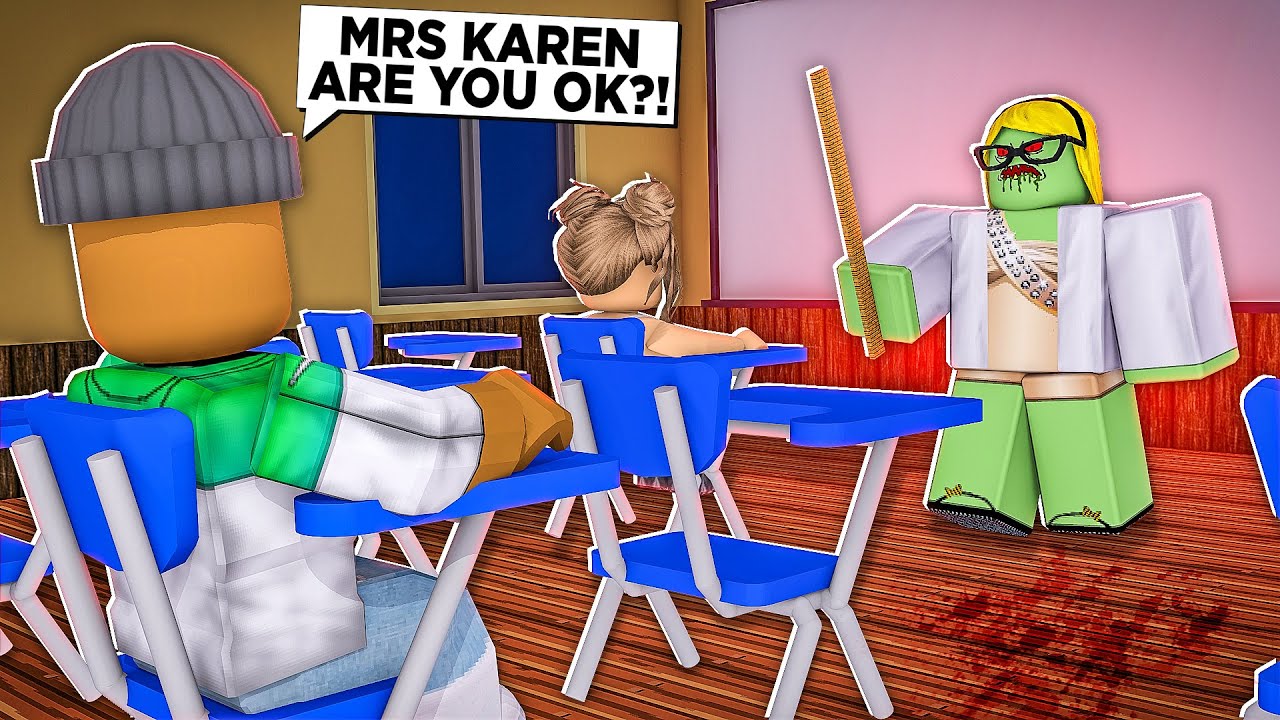 ROBLOX FIELD TRIP Z...TEACHER KAREN ENDING!