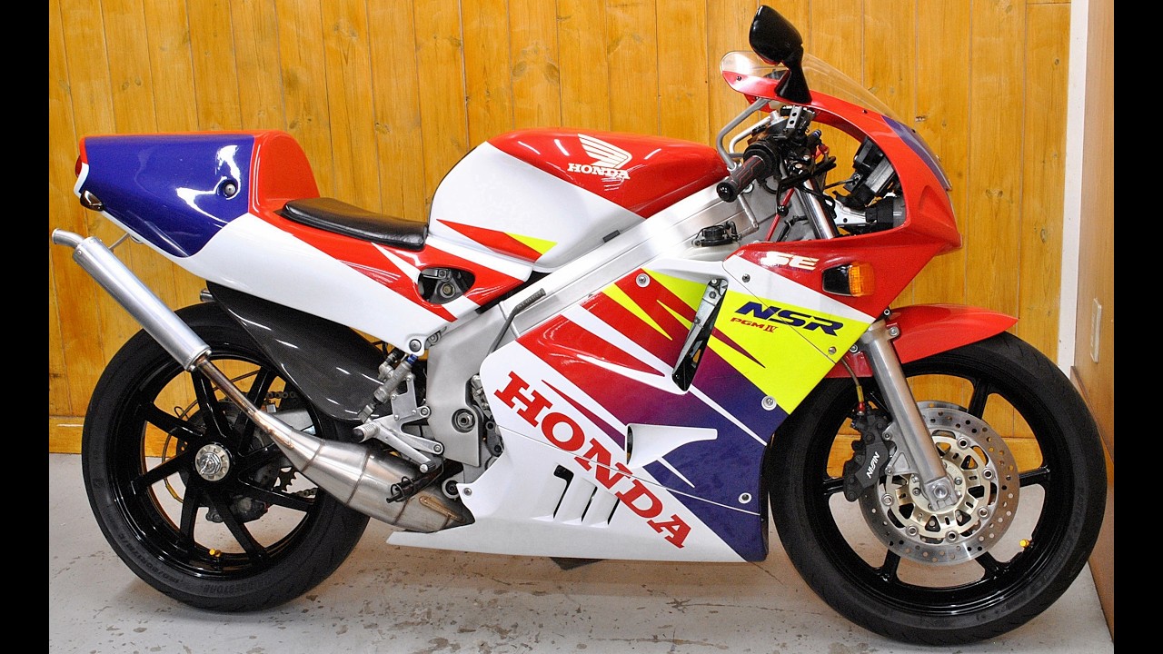 Honda NSR250R(MC28) external muffler sound and details.ホンダＮＳＲ２５０Ｒ－ＳＥ（ＭＣ２８）詳細及び社外チャンバー音