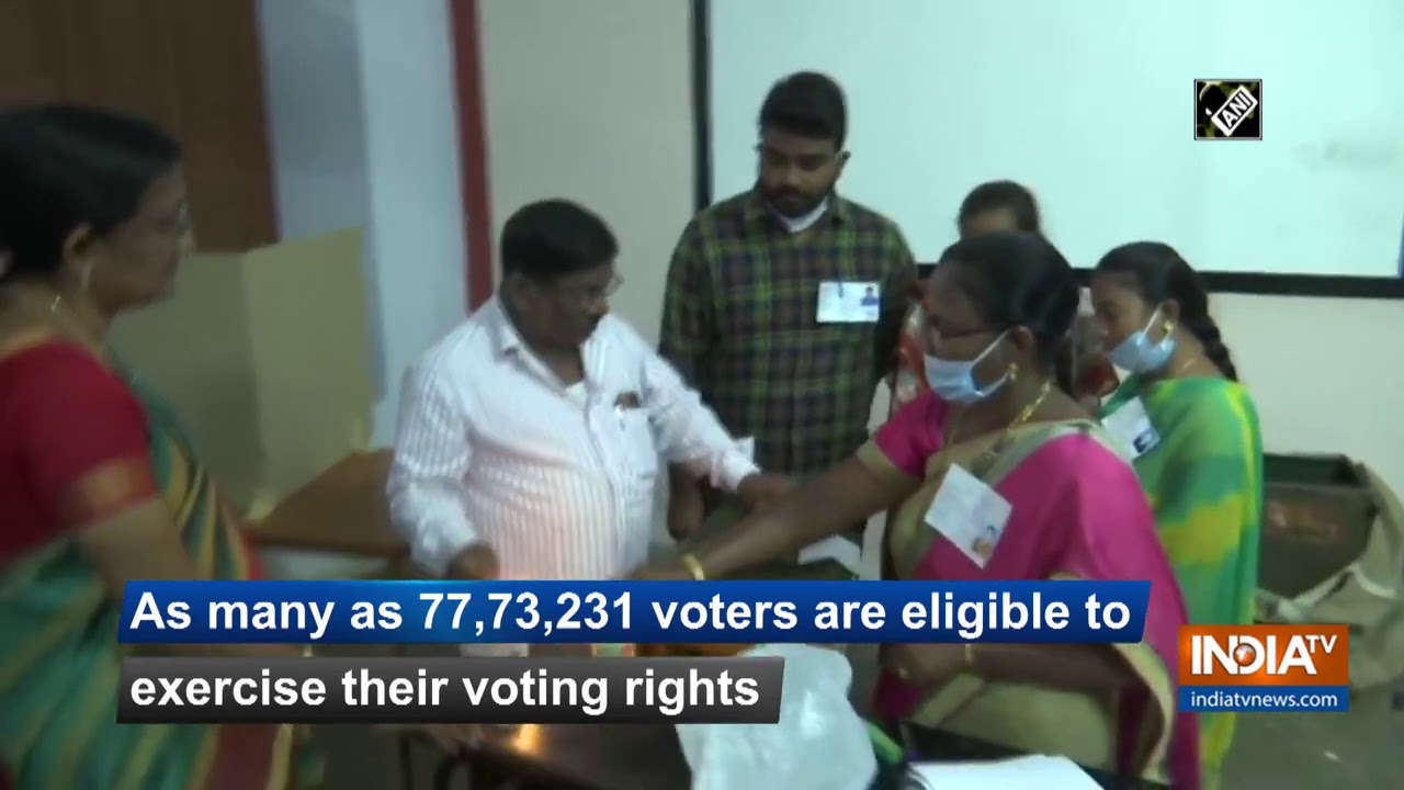 Local body polls underway in Andhra Pradesh
