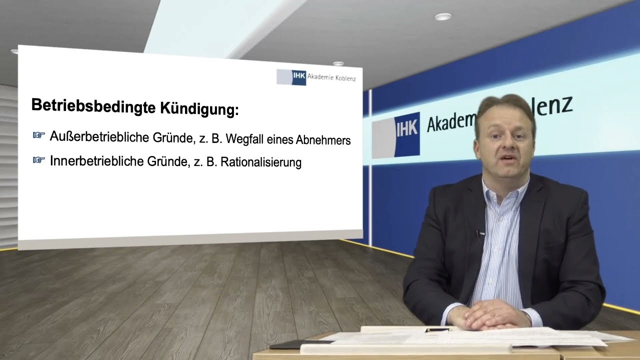 Arbeitsrecht | Die betriebsbedingte Kündigung
