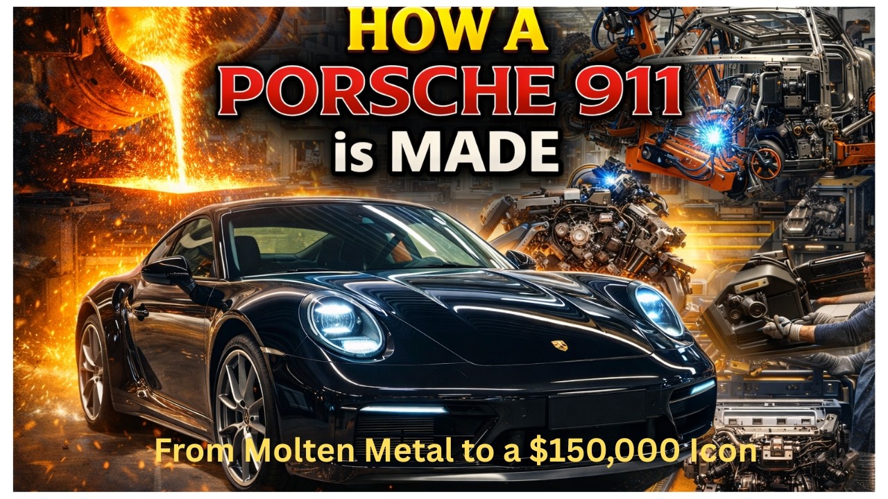 How Porsche Builds the 911 — From Molten Metal to a $150,000 Icon - Inside Porsche’s 911 Factory