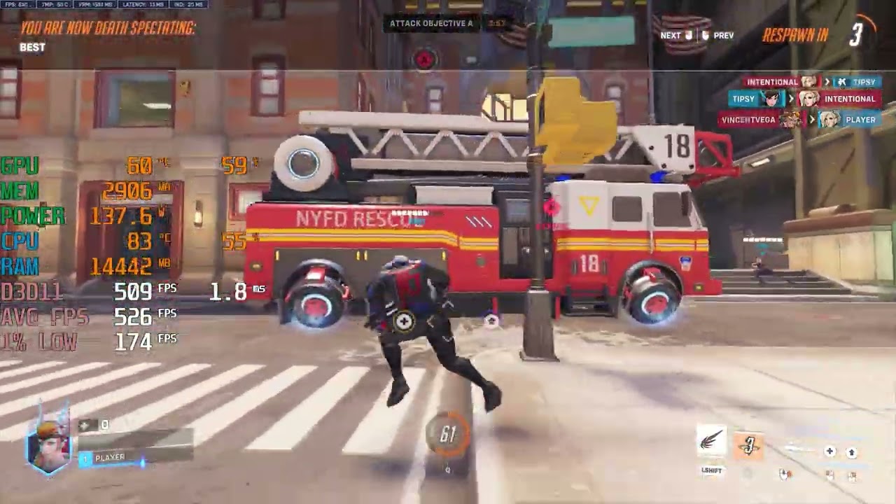 Overwatch 2 / OW 2 - Ryzen 5 7500F + RTX 5070 - 1080p, 1440p Max & Low Settings - Benchmark