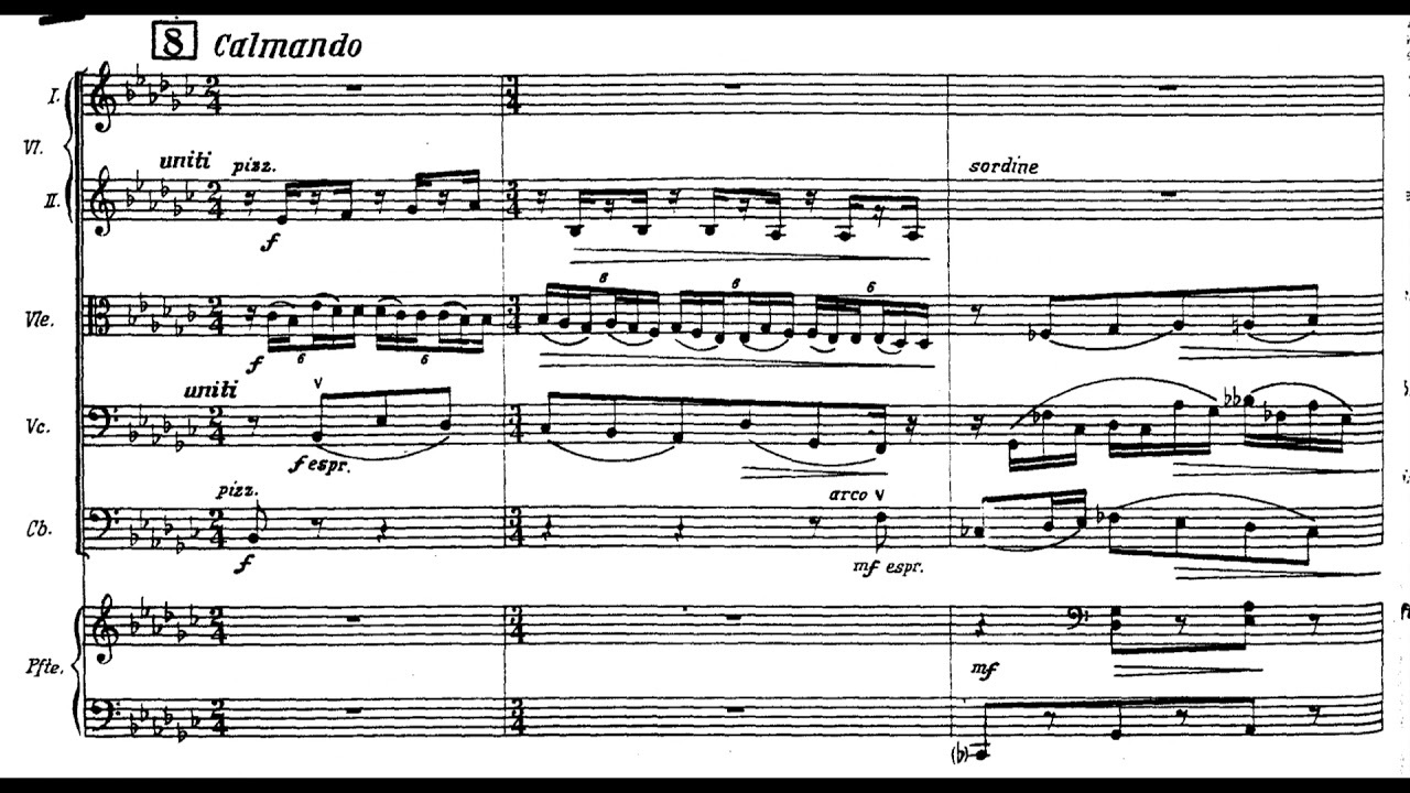 Alfredo Casella - Concerto for Piano, Strings and Percussion, Op. 69 (1943) [Score-Video]