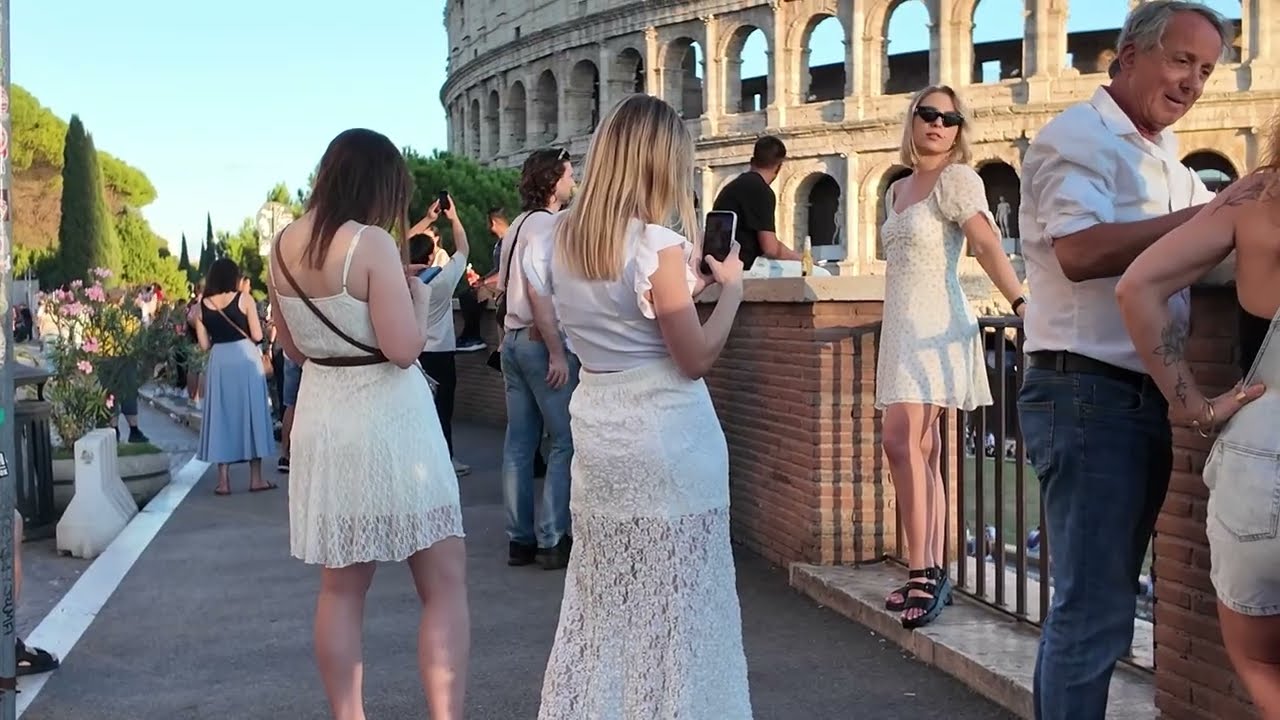 ☀️ Rome in the Sun 4K Walking Tour of Italy's Iconic Streets & Landmarks. #travel #romeitaly #4kwalk