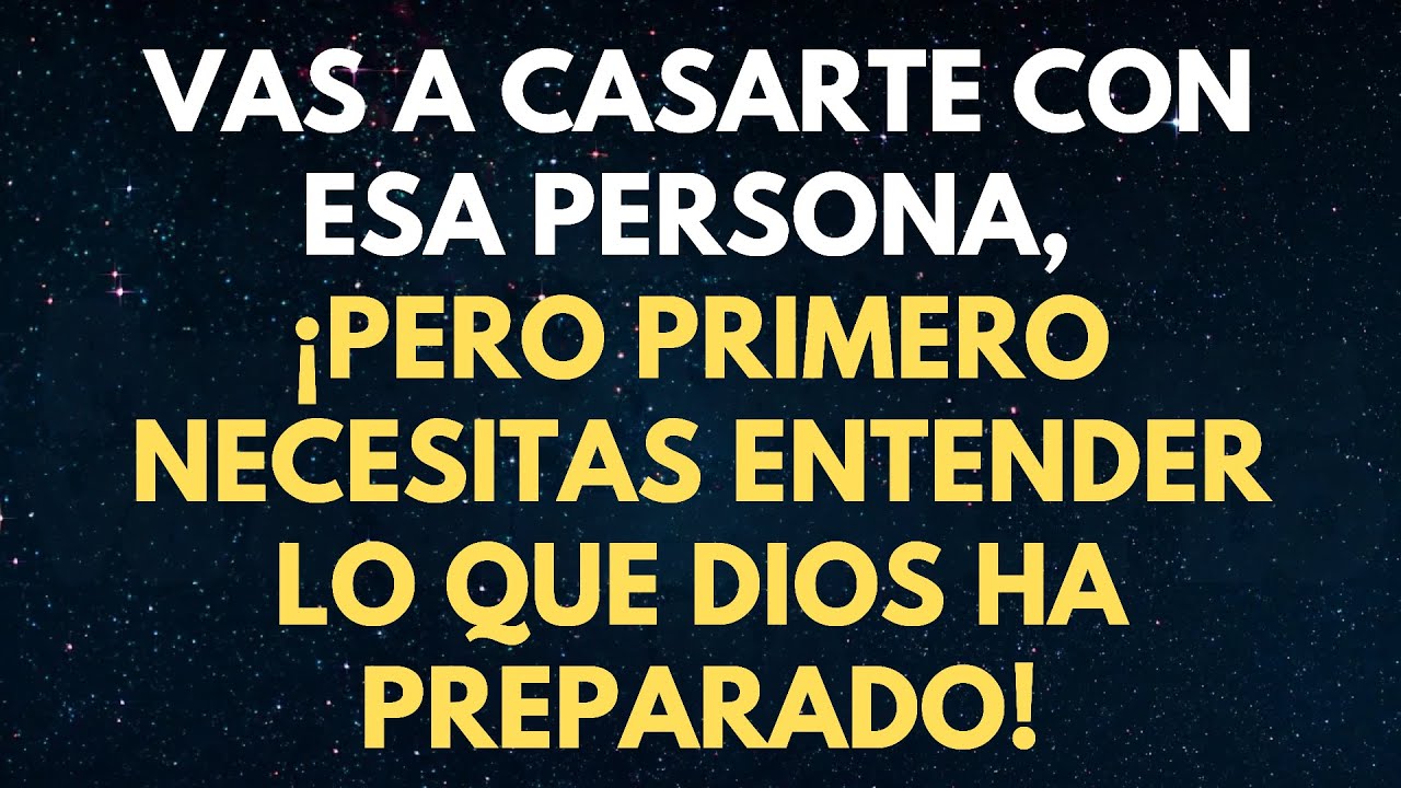 mensaje de los angeles para hoy: vas a casarte con esa persona, ¡pero primero...