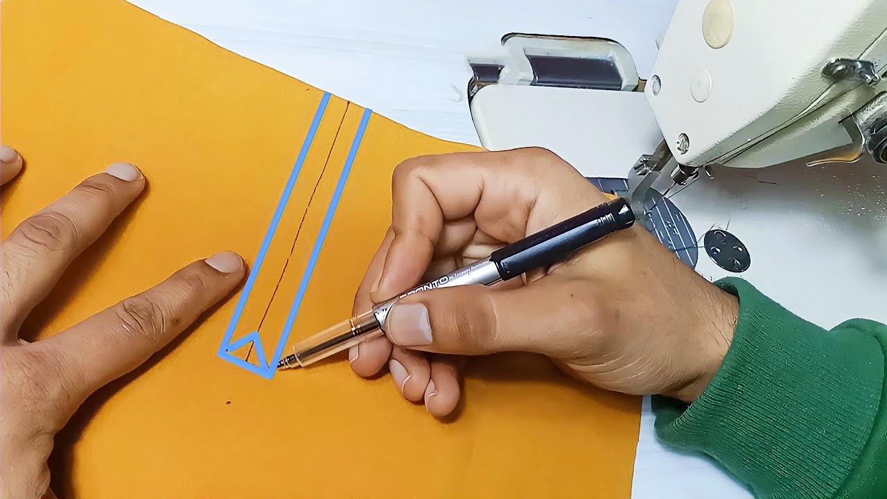 💥 تقنية الخياطة للمبتدئين | كيفية صنع مرد مثالي | أسهل طريقة | sewing DIY
