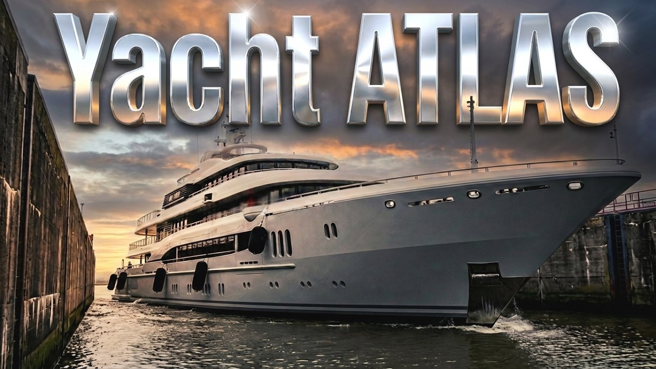 Yacht ATLAS passiert das Störsperrwerk am 25. Februar 2026