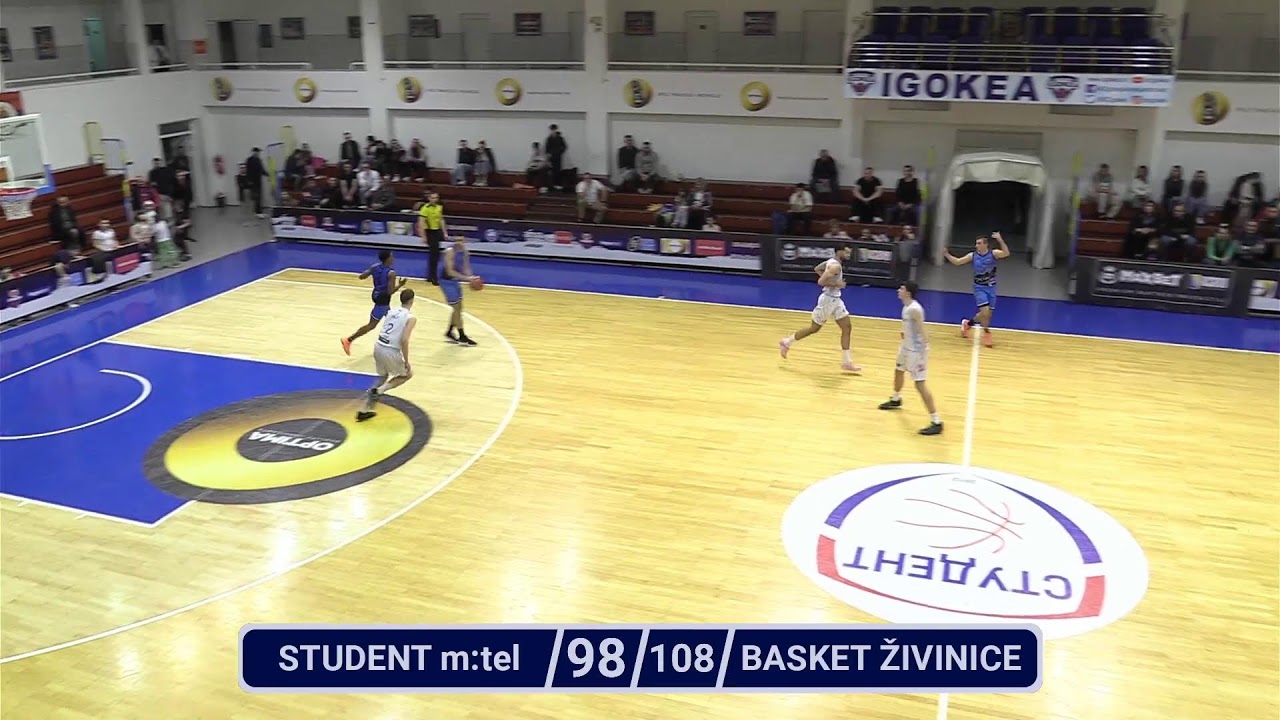 🔴 UŽIVO: KK Student m:tel vs KK Basket Živinice | MAXBET LIGA | Kolo 20 | 08.03.2026 | 19:00