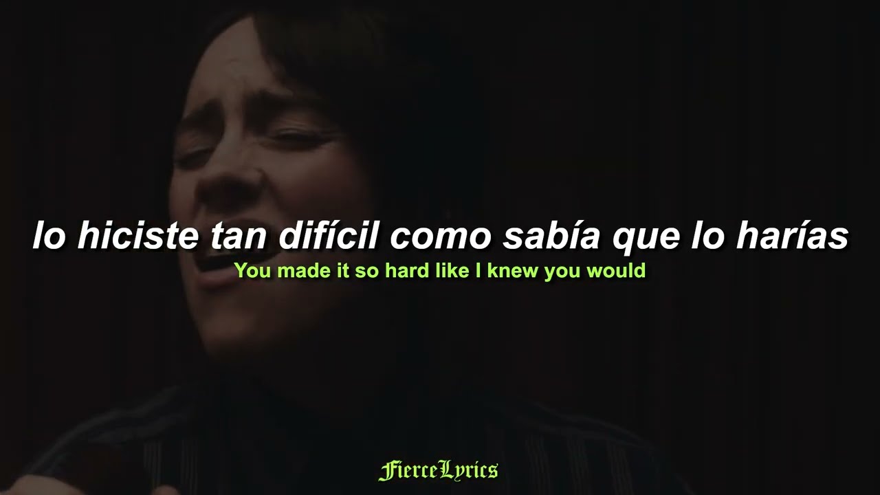 Billie Eilish - L’AMOUR DE MA VIE (live performance at amazon) / ESPAÑOL + LYRICS