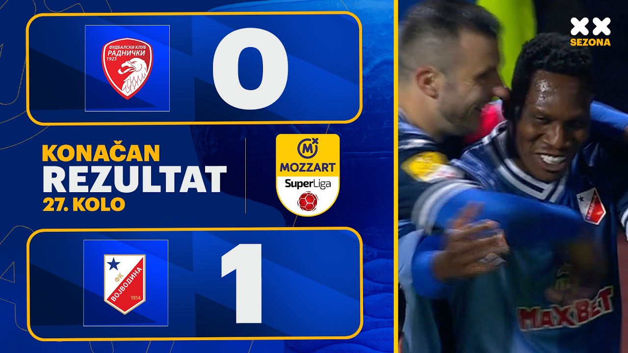 MBSLS 2025/26 - 27.Kolo: RADNIČKI 1923 – VOJVODINA 0:1 (0:0)
