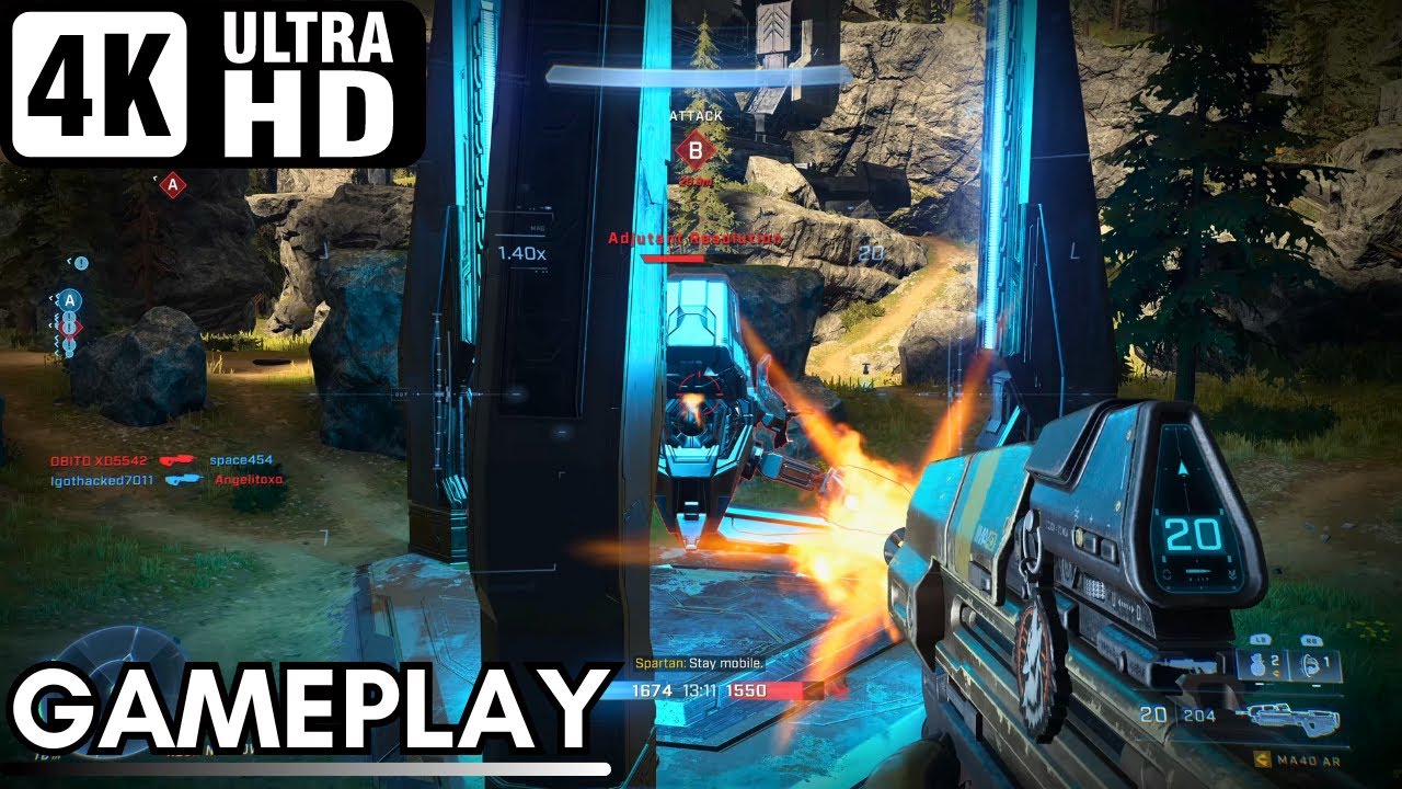 Halo infinite | Multiplayer Gameplay Big Team Battle Sentry Defense (No Commentary)