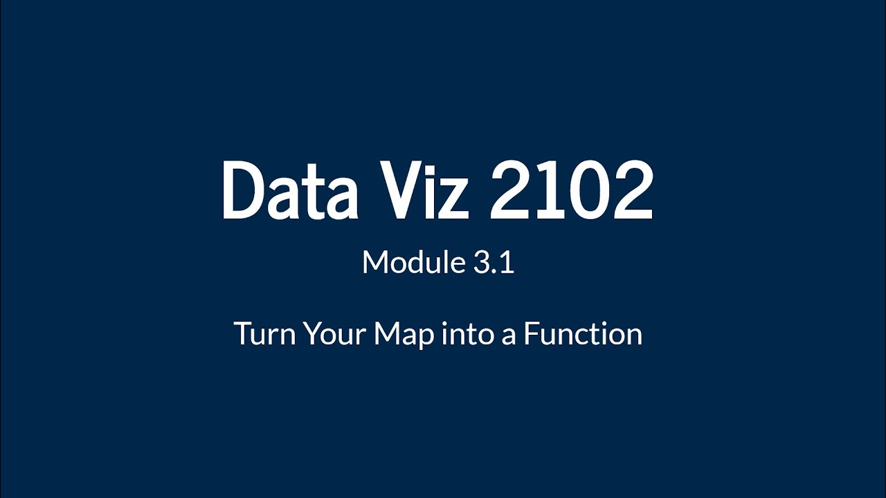 Turn Your Map into a Function