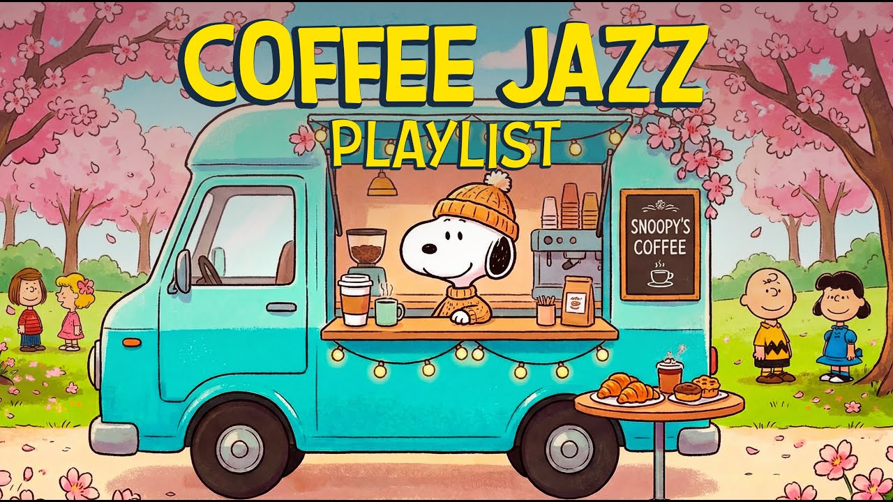 Jazz & Coffee with Snoopy 🎸🍩 | Perfect Playlist to Boost Your Coffee Time