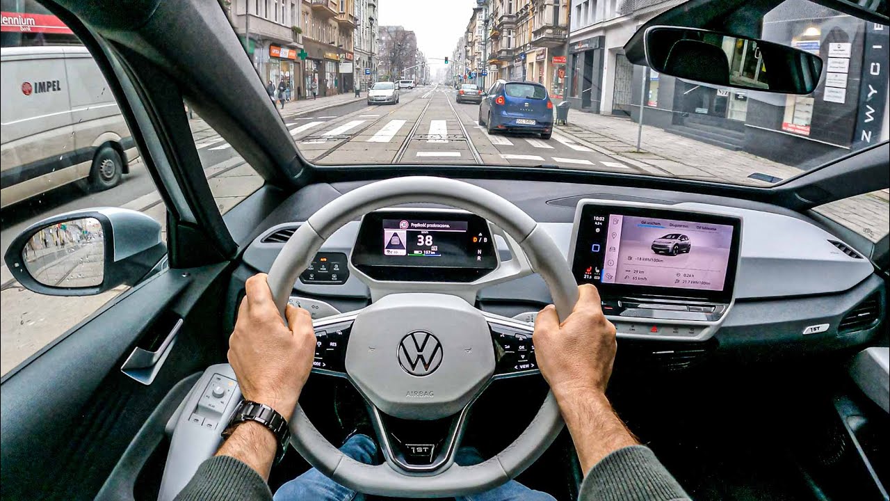 NEW Volkswagen ID.3 204HP | POV Test Drive #626 Joe Black