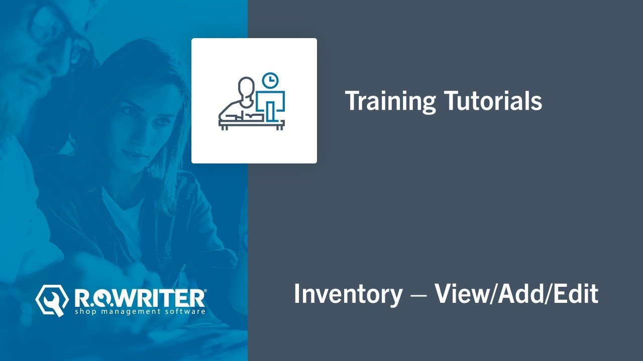 R.O. Writer | Inventory | View, Add, Edit