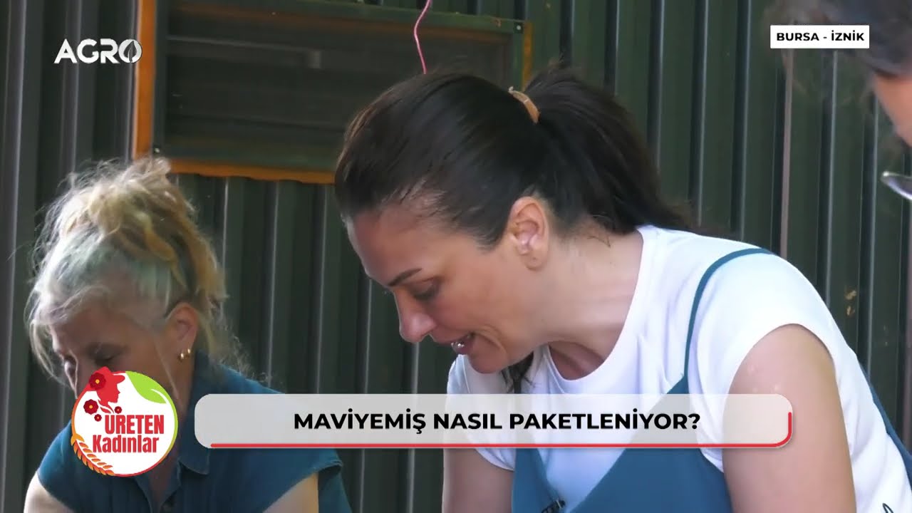 Mavi Yemiş Üreten Kadın Çiftçi!