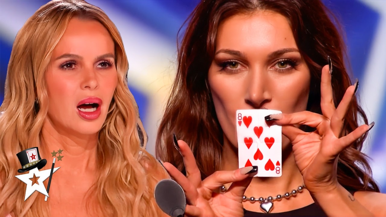 5 Awesome Magic Card Tricks on Got Talent!