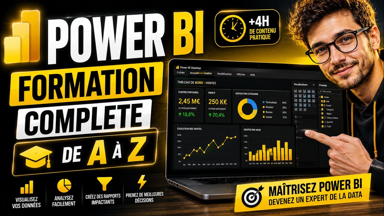 Power BI : la formation complète de A à Z