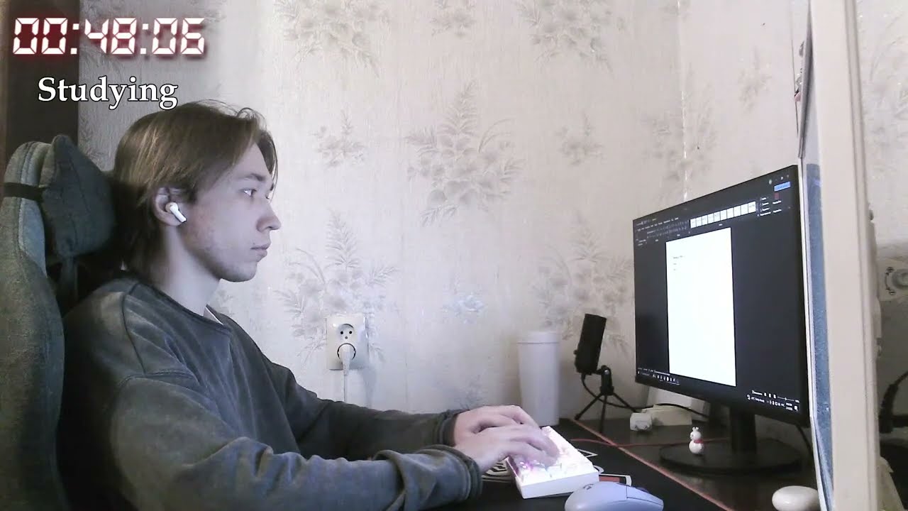 study with me | pomodoro