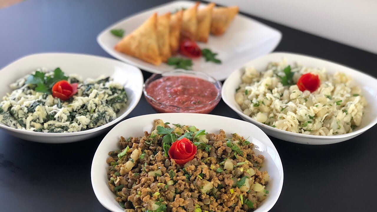 طريقة تحضير ثلاث حشوات للسمبوسه  سهله وسريعه  ‏Sombosa stuffing