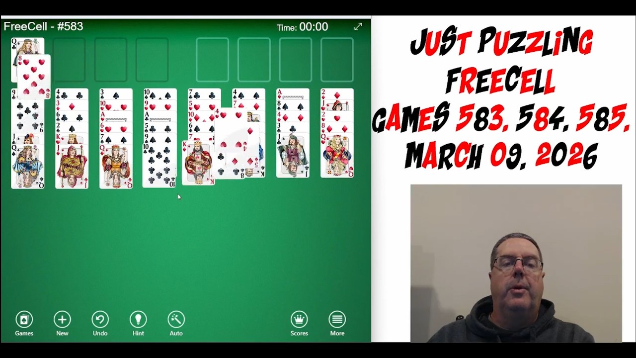 Learning Freecell By Doing and Explaining Games 583, 584 and 585