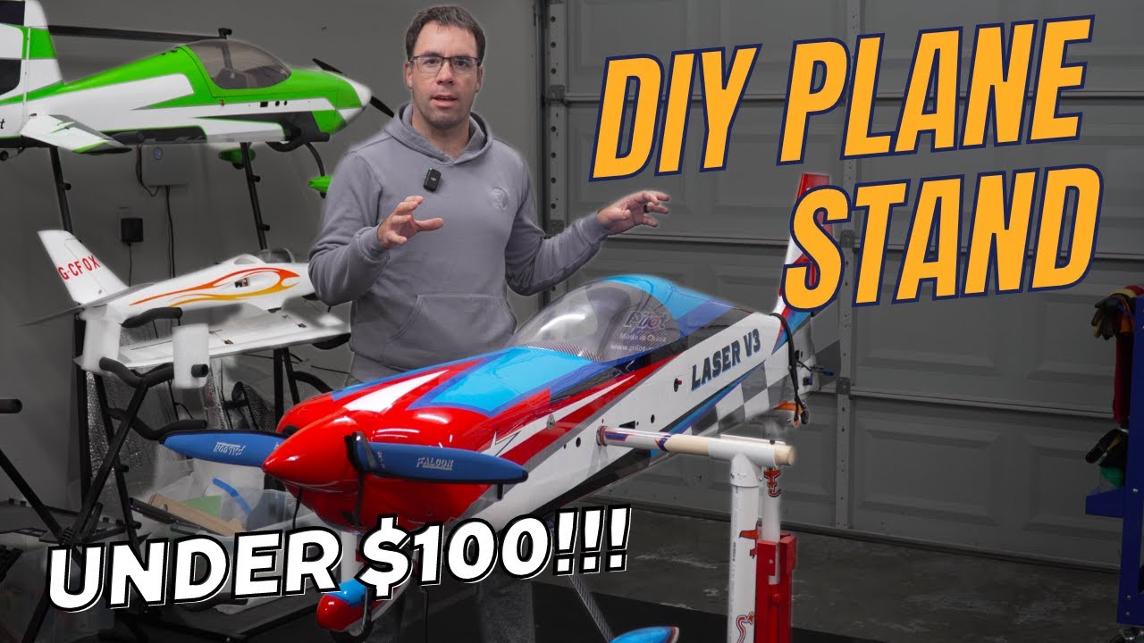 Build a Giant Scale PVC Plane Stand for cheap!