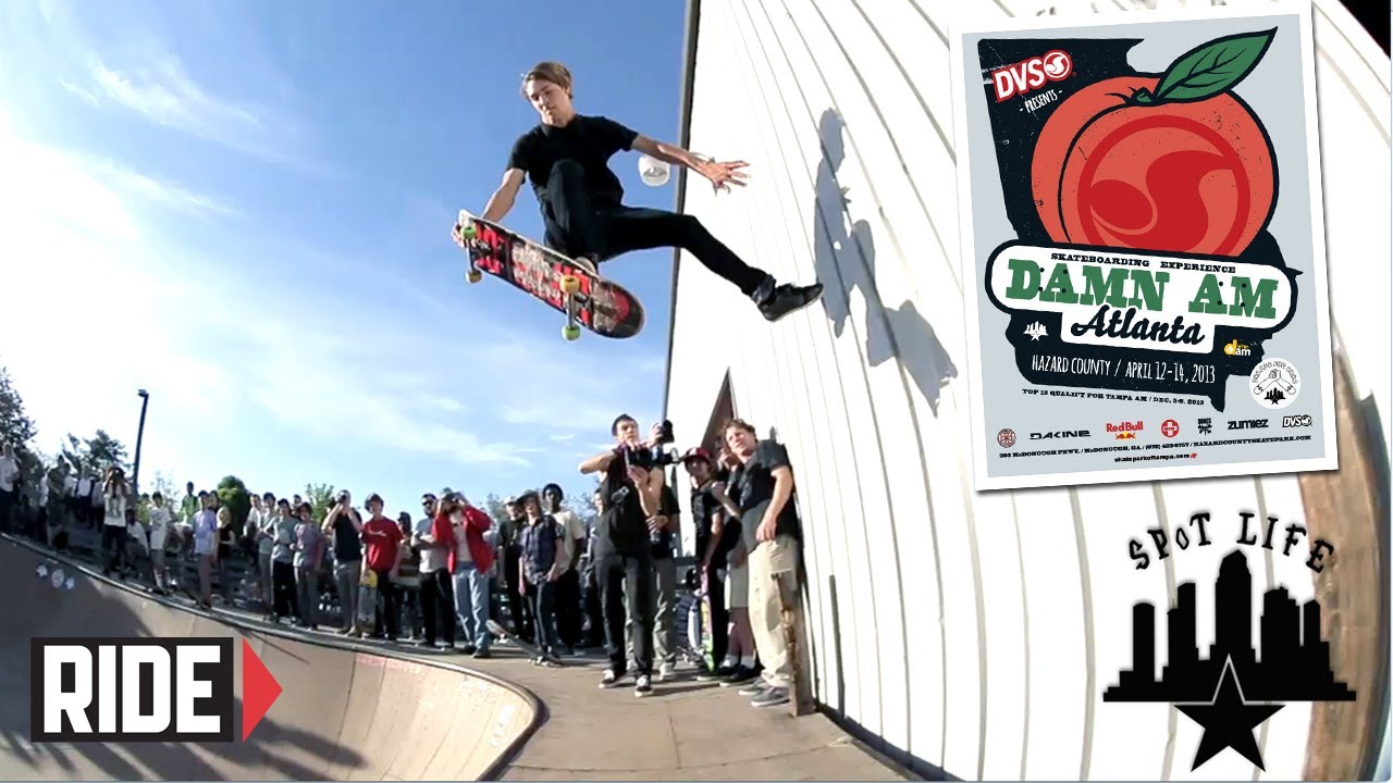 Damn Am Atlanta 2013 Practice and Bowl Jam