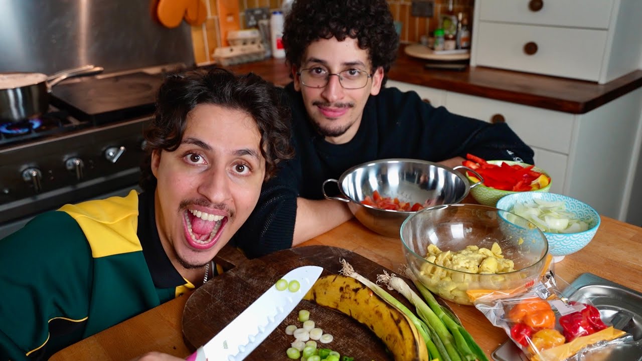 choosing a random country and cooking their national dish 
