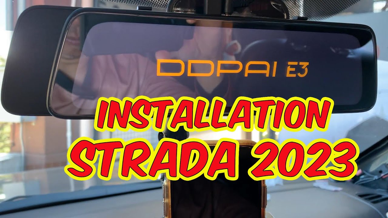 DDPAI Mola E3 Dash Camera   Installation on STRADA 2023