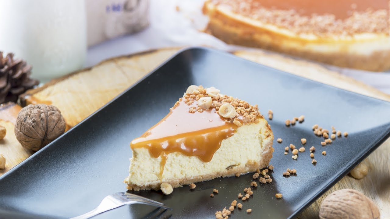 Zdravšie sladenie - Nerozhodný cheesecake / recept na cheesecake so slaným karamelom