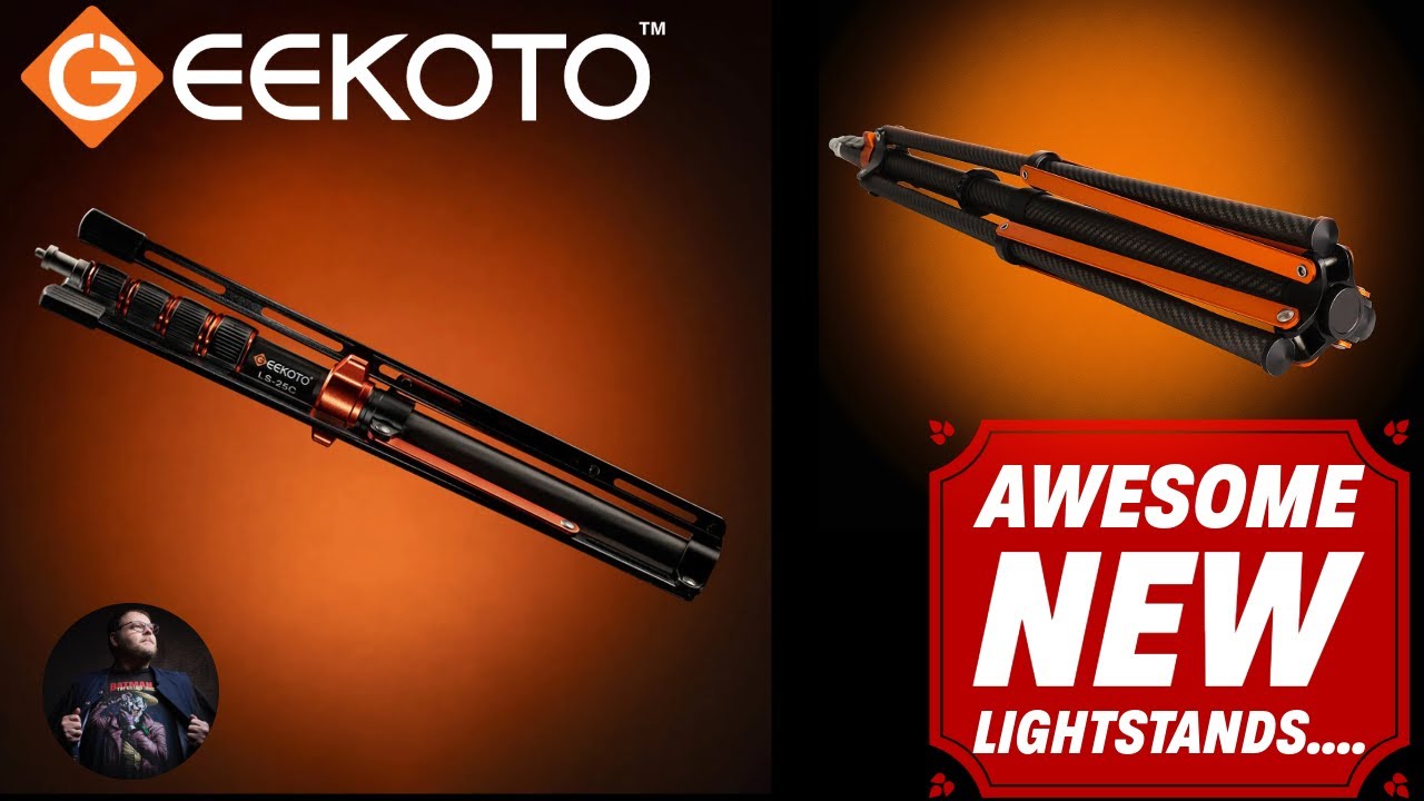 Awesome new lightstands from Geekoto, auto collapse and carbon fiber