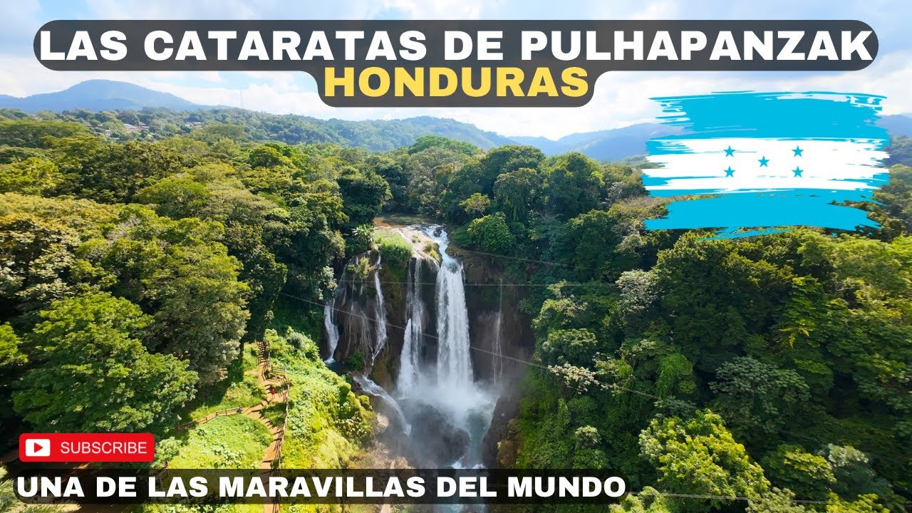 Las Cataratas más IMPRESIONANTES DE HONDURAS/ cataratas de Pulhapanzak 😱🇭🇳