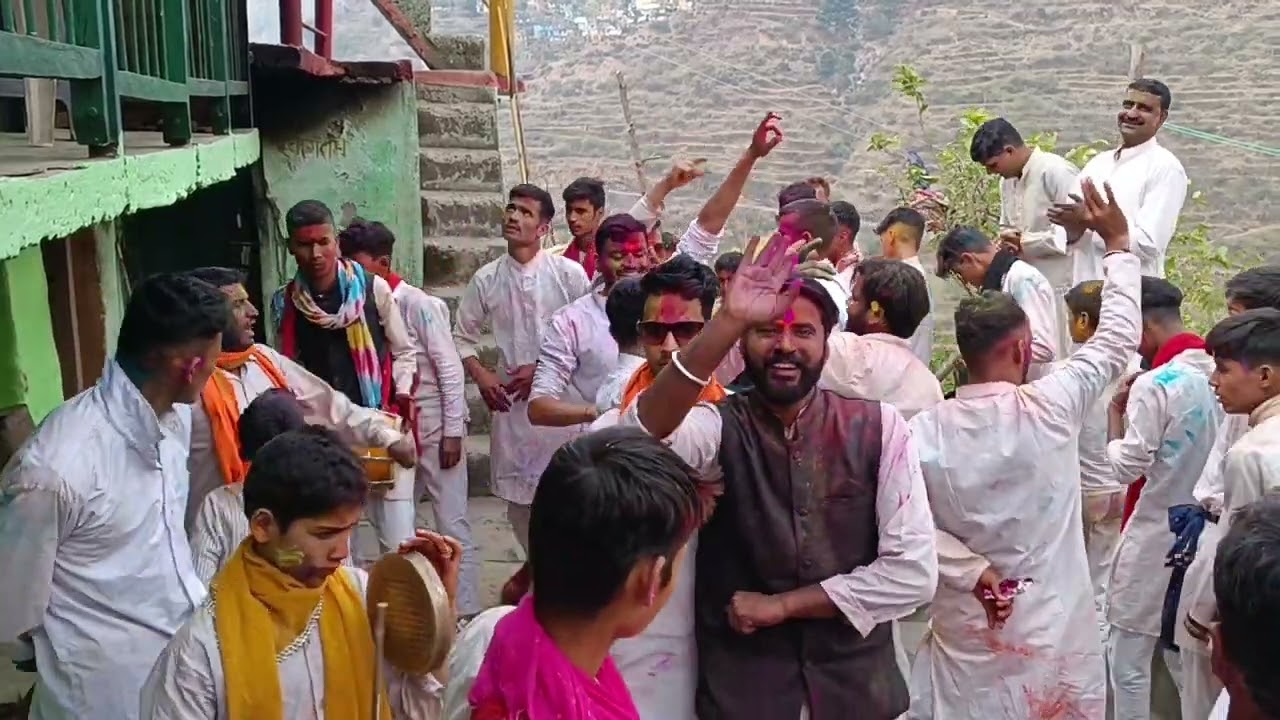 आहा जमुना किनारे श्याम खड़े संग पिचकारी ❤️💕💜BY BOYS VILL ODAGAD ❤️😘🥀🥀🥀