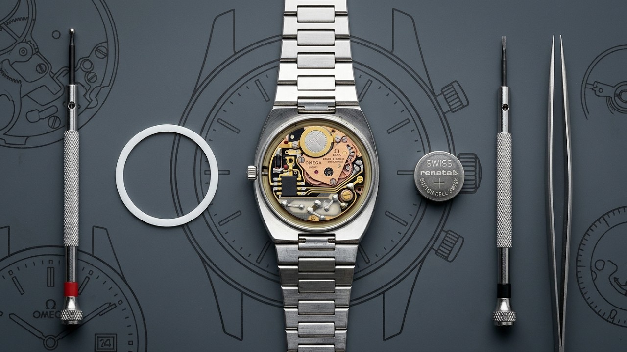 Omega watch battery replacement cambio batería reloj