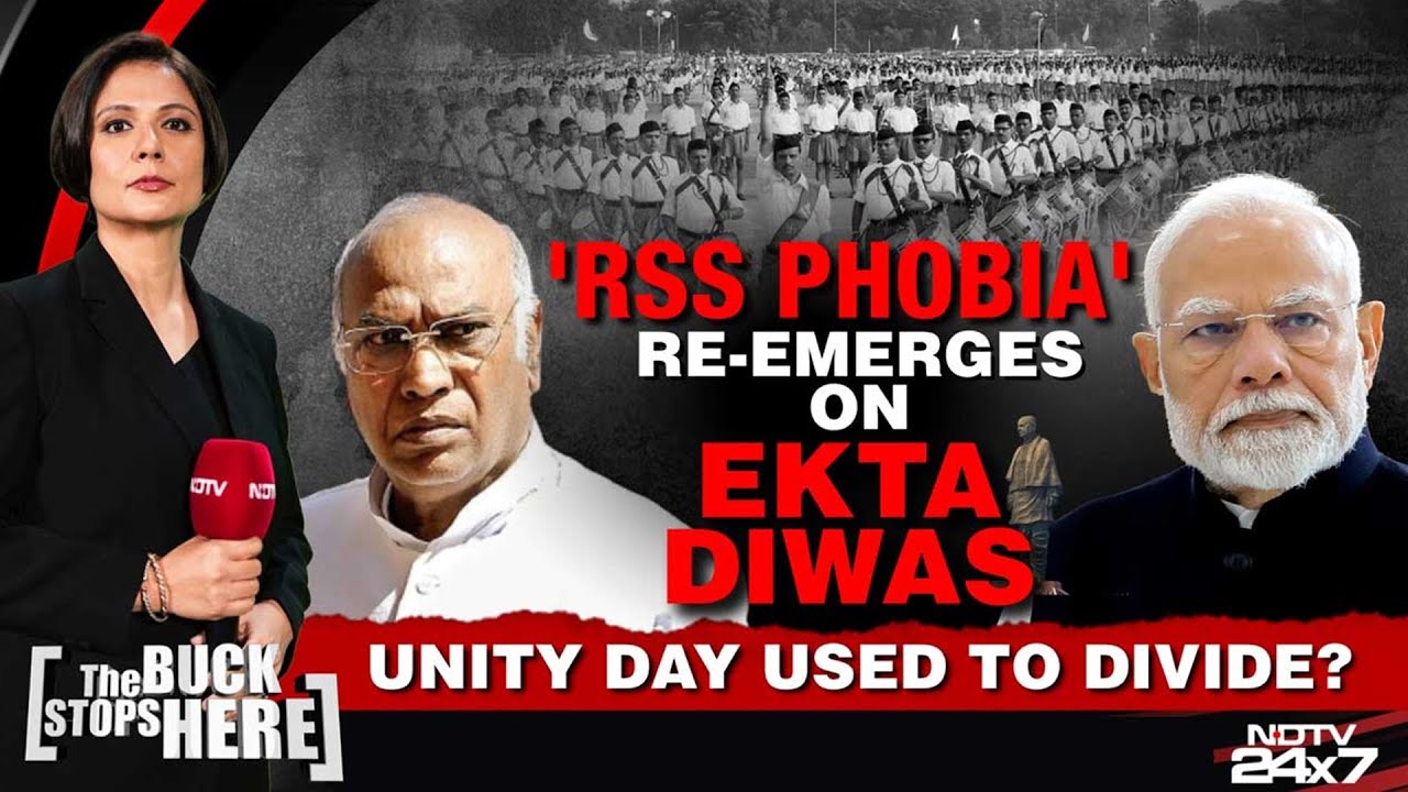 'RSS Phobia' Re-Emerges On Ekta Diwas: Unity Day Used To Divide?