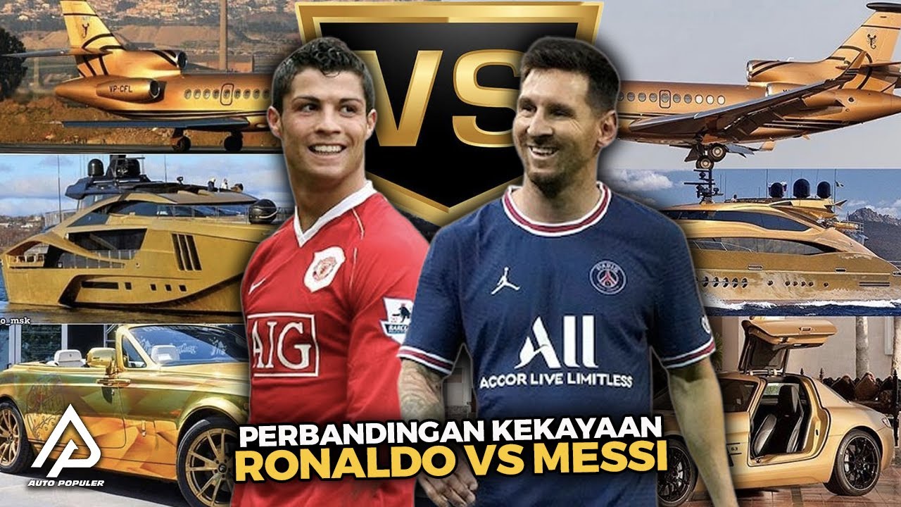 Siapa Lebih Kaya? Komparasi Koleksi Kendaraan Mewah dan Kekayaan Cristiano ronaldo VS Lionel Messi