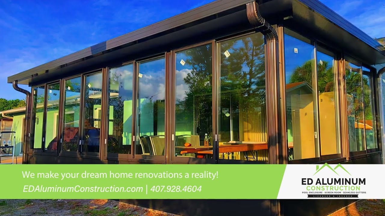 Make Your Sunroom Dreams a Realty with ED Aluminum Construction