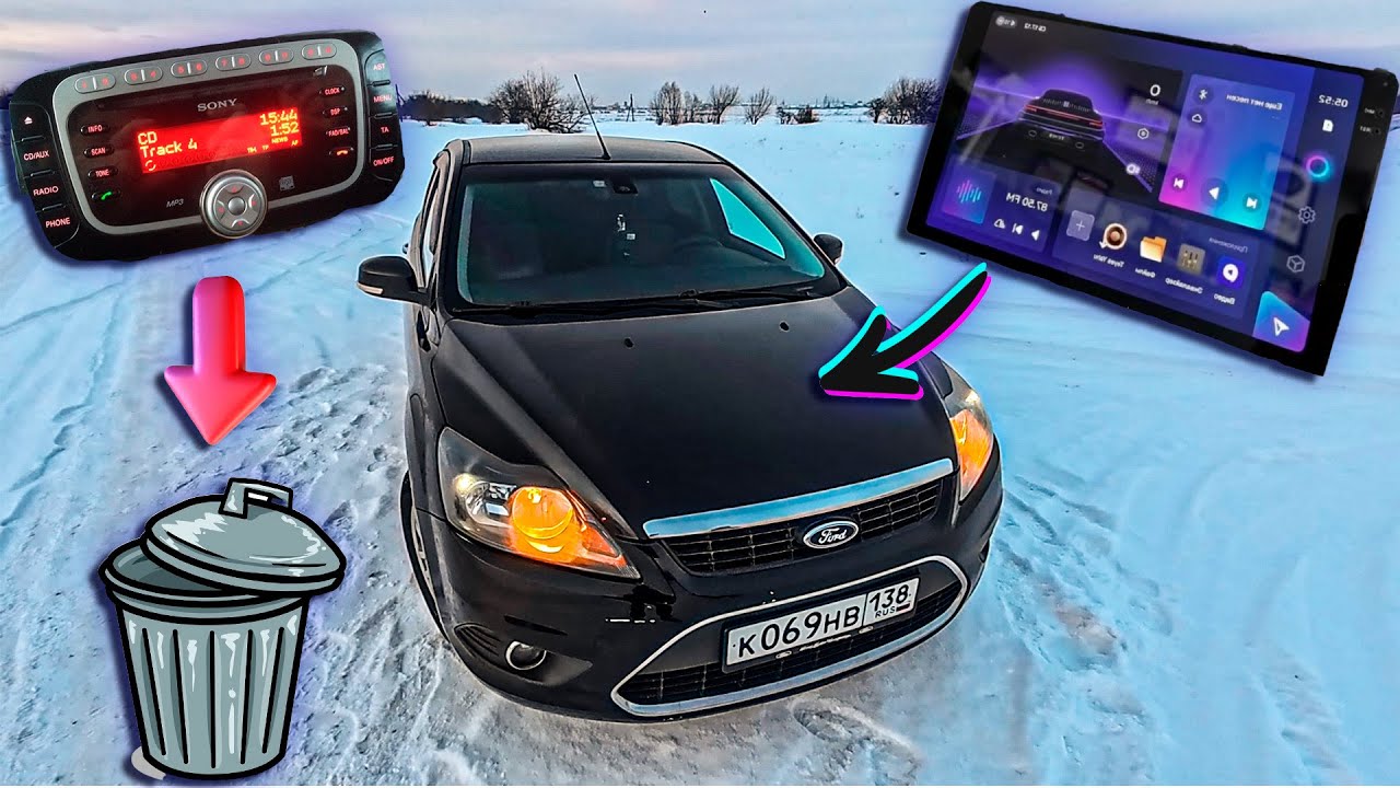 TEYES CC3 2K ВМЕСТО ШТАТНОЙ SONY  В FORD FOCUS 2