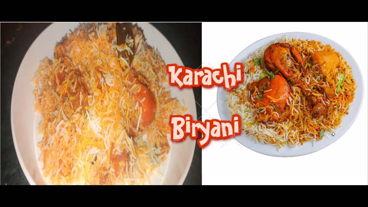 karachi biryani bhot mazay dar 😋