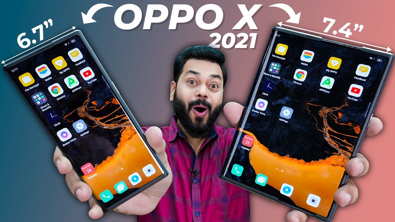 OPPO X 2021 Rollable Phone Hands On & First Impressions | 125W Charger 😮 ⚡ This Is The Future