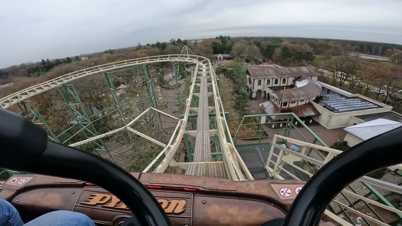 Efteling Python Front Row Onride POV December 2023