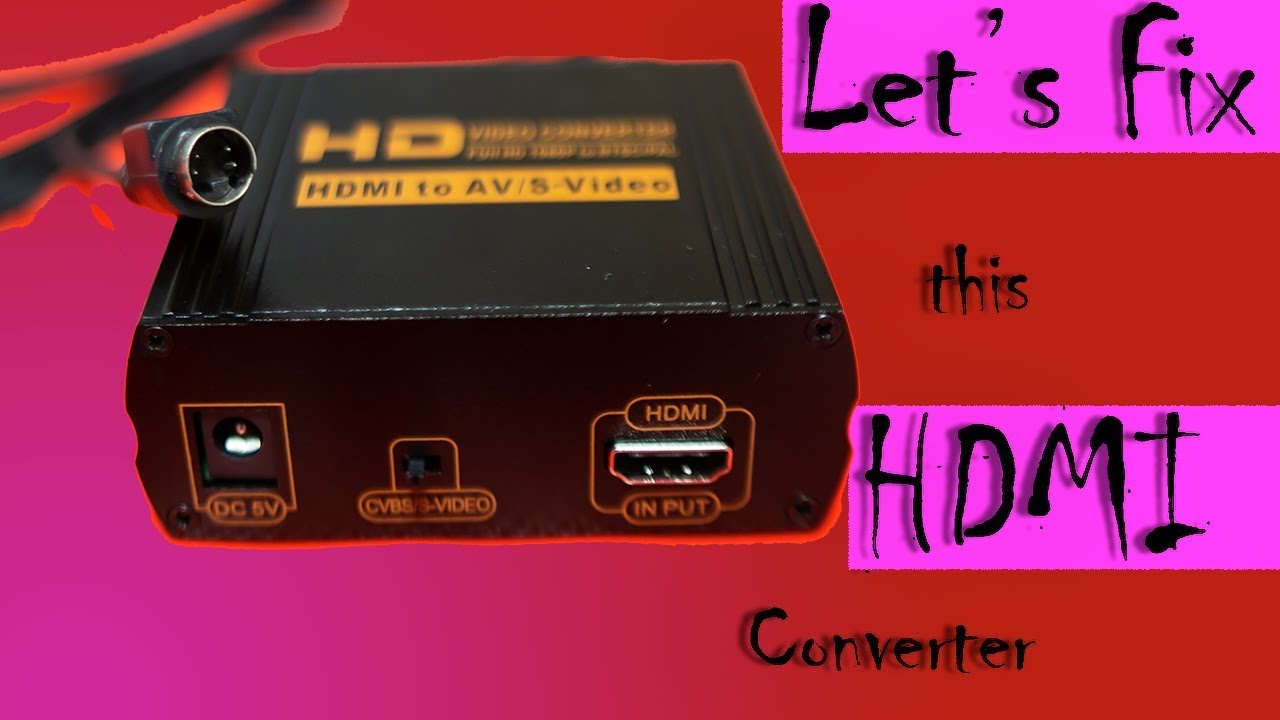 Конвертер HDMI в S-Video