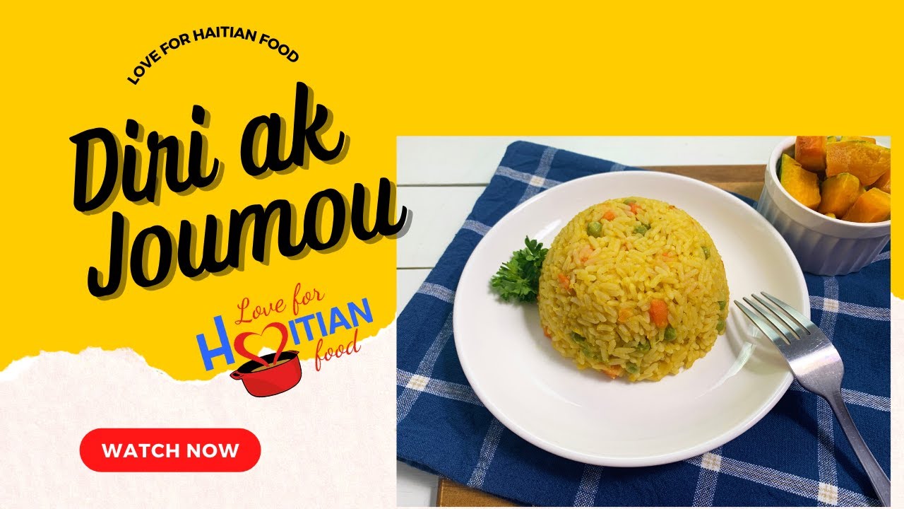 Diri ak Joumou (Rice w/Kabocha squash) -Episode 80 - ❤ Love For Haitian Food