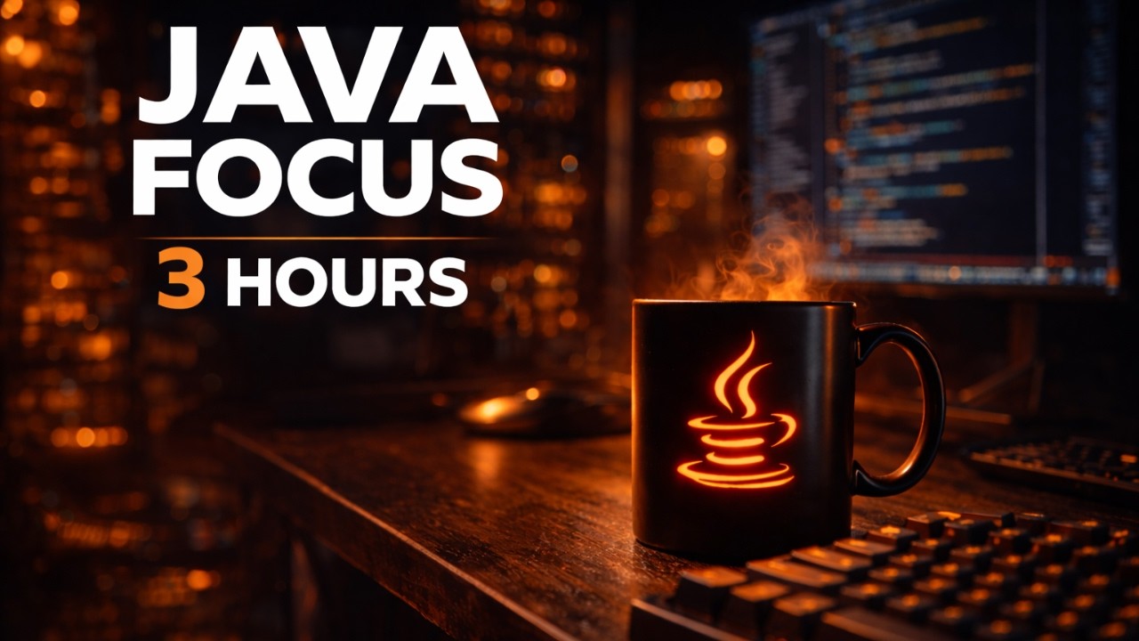 JAVA Deep Work: Dark Minimal Techno for Extreme Focus [3 HOURS]