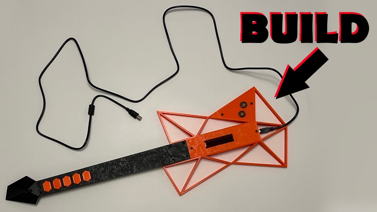 Build a CLONE HERO guitar with me :-)